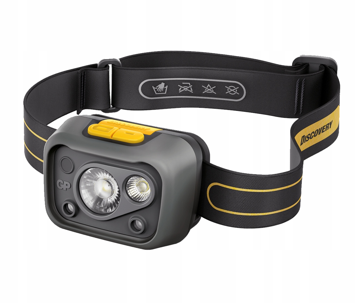Latarka Gp czołowa CHW54 Discovery 375 lumenów 3xAAA