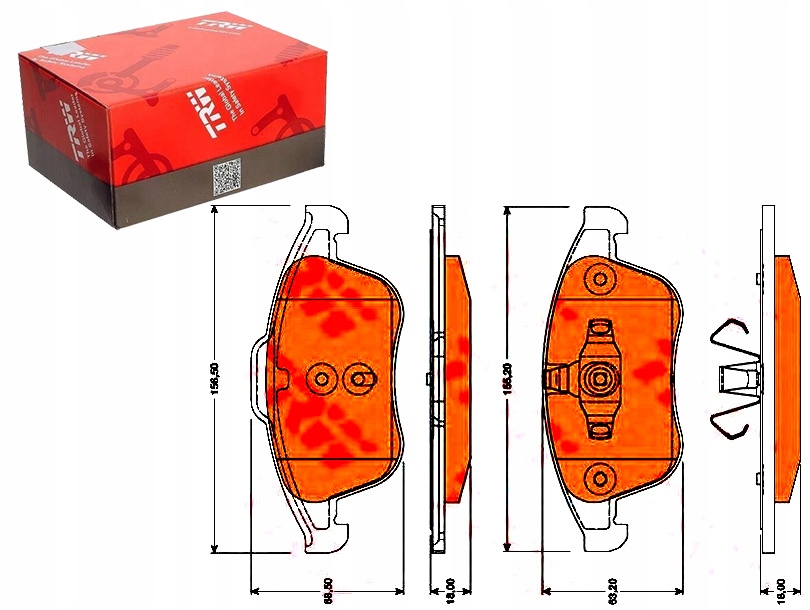 Brzdové Destičky Renault Přední Laguna Megane 07- T Asistent Kolize #34