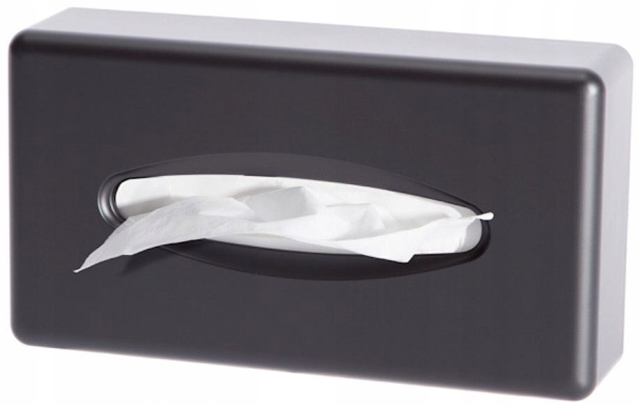 Box zásobník na kapesníky černý