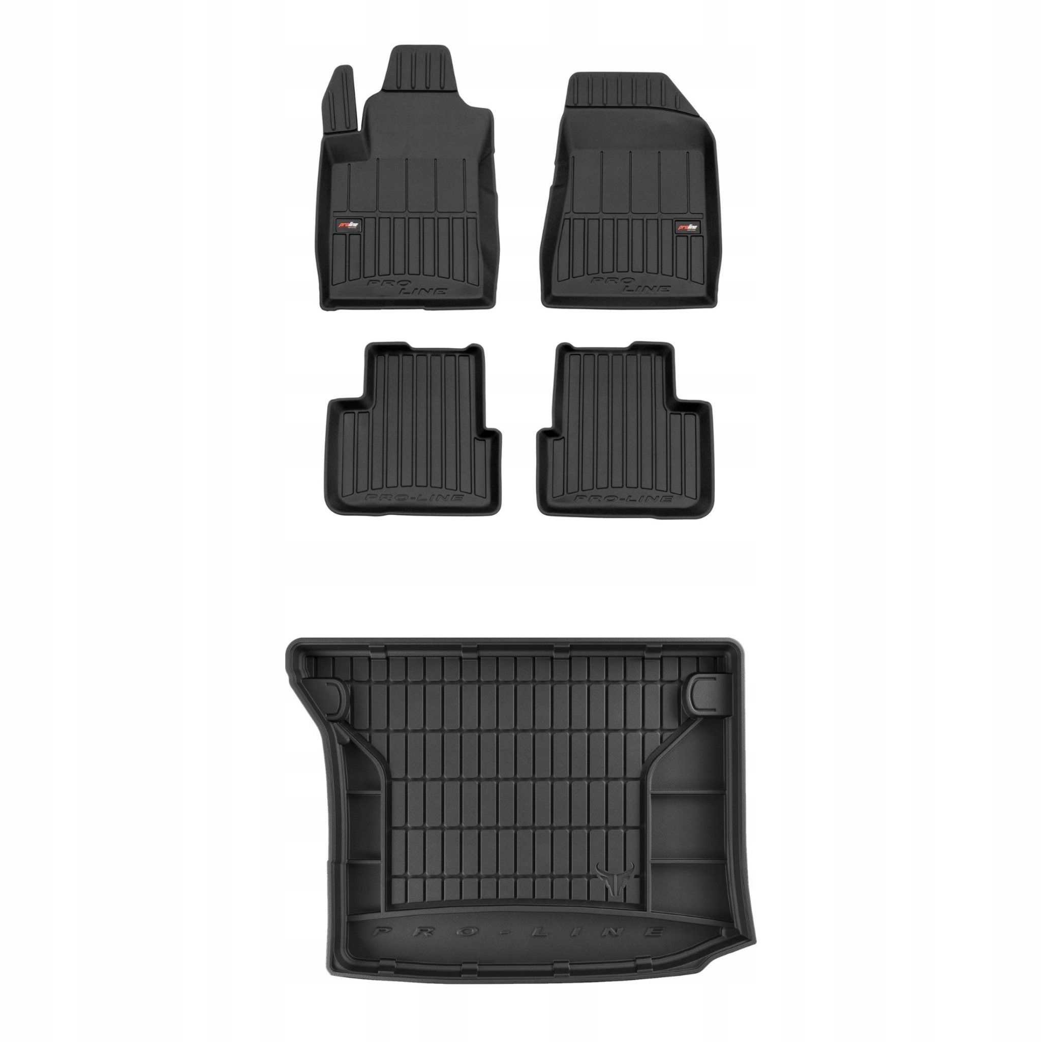 Sada gumových kobercov a rohoží pre Fiat Bravo II 2007-2014