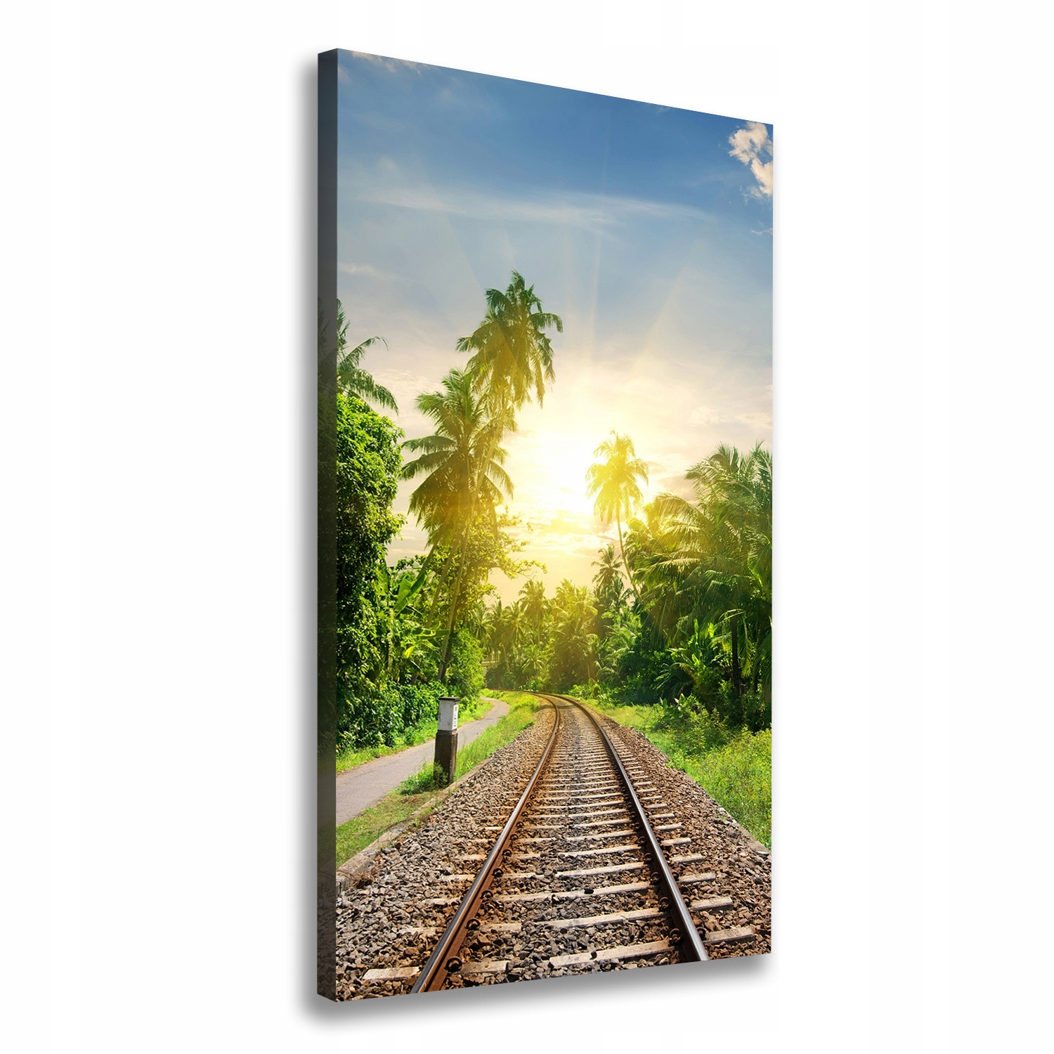 

Foto obraz na płótnie Tory kolejowe 60x120 cm