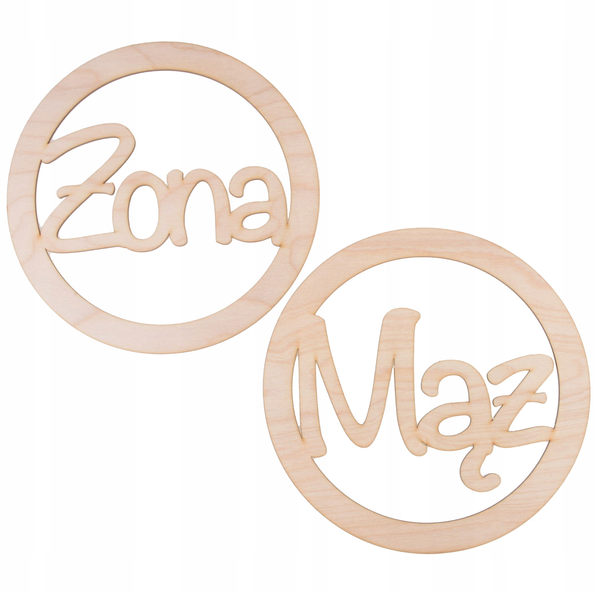 Komplet Ringů Žena Může 39x39 cm překližka