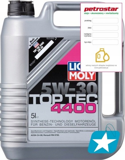 LIQUI MOLY TOP TEC 4400 C4 5W30 5L