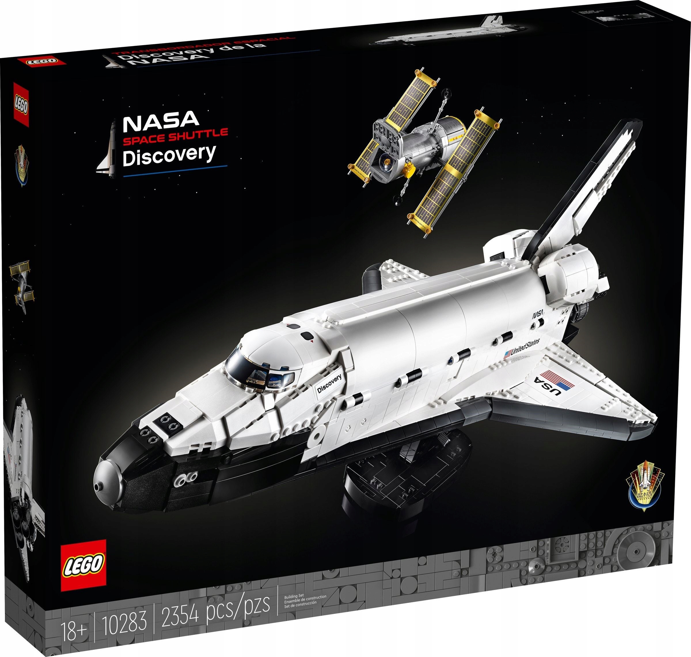 Lego Icons 10283 Creator Expert Wahadłowiec Discovery Nasa 2354 elementów