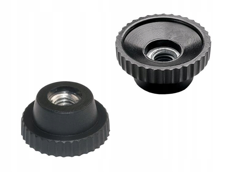 

10SZT Pokrętło Radełkowane Przelot M6 D20,5 Uchwyt