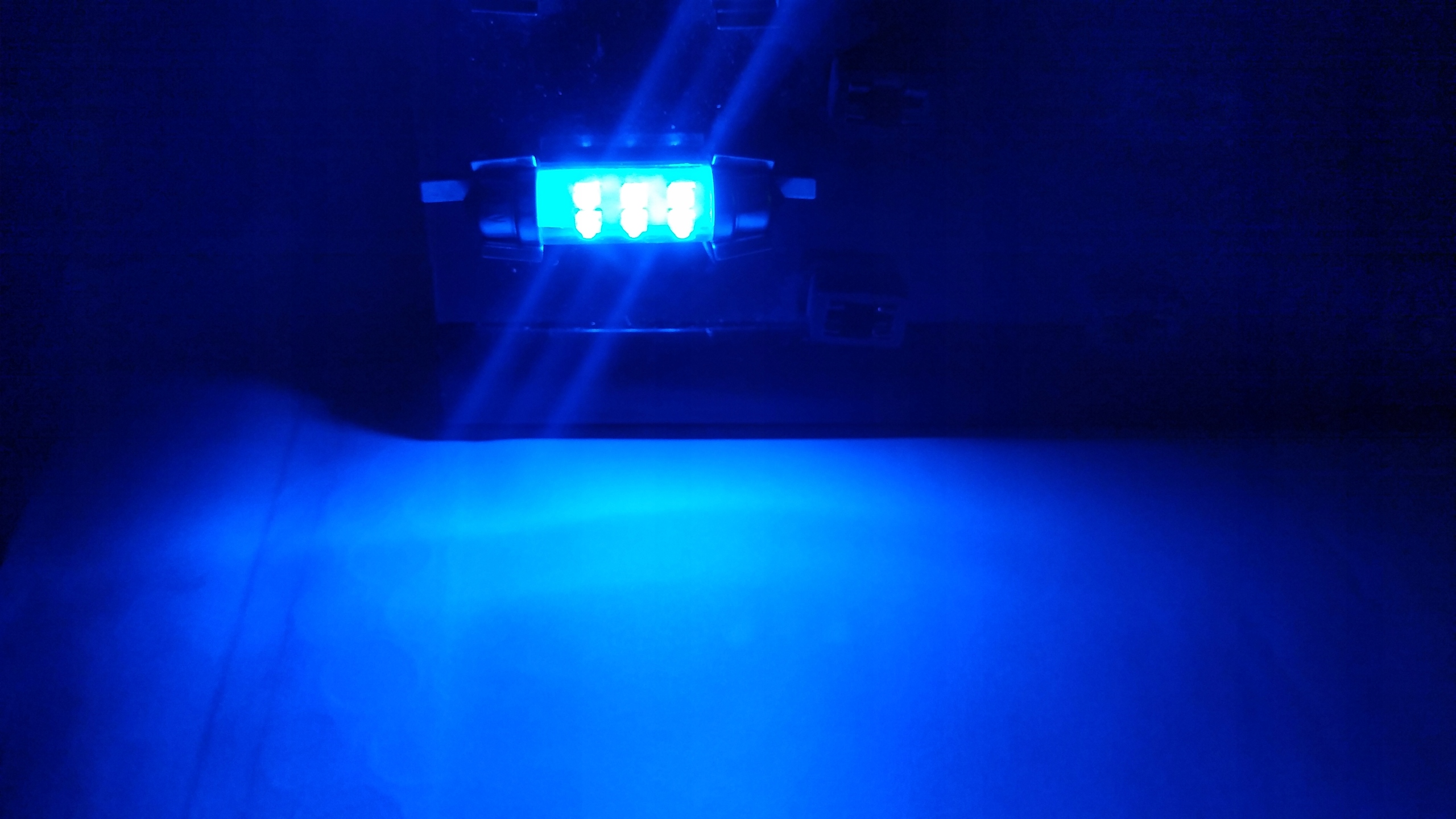 Żarówka Rurkowa C10W 6LED 12V 42mm Niebieska