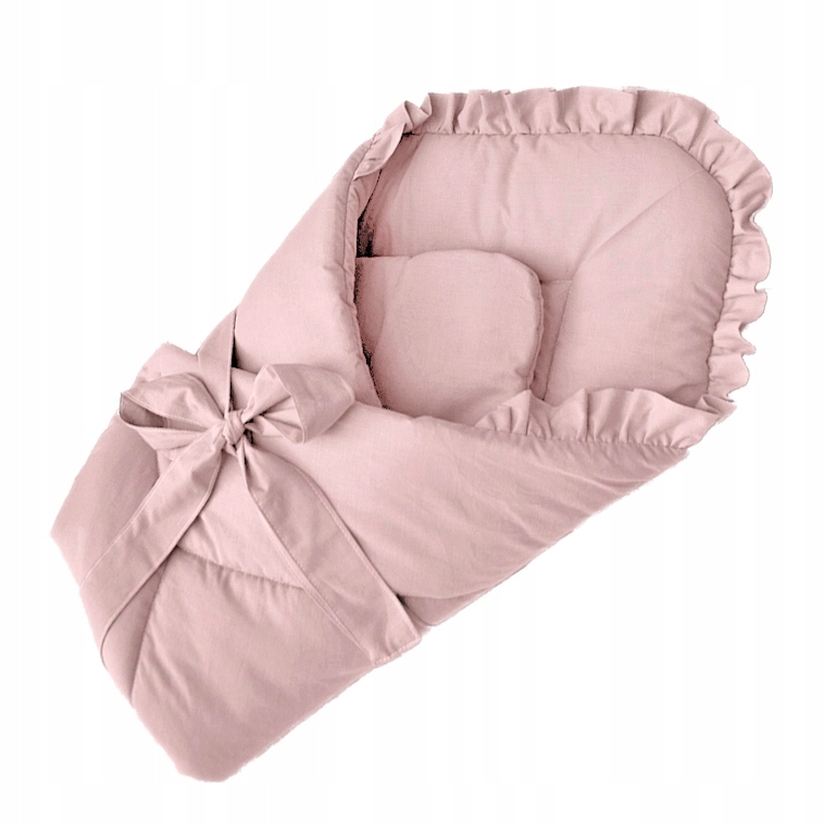 

Rożek becik z romantyczną Falbaną i wiązaniem