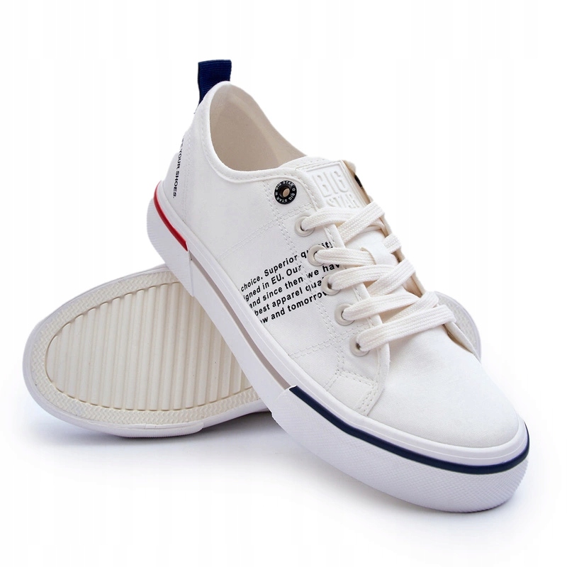 Pánské Tenisky Big Star LL174204 Bílé 43