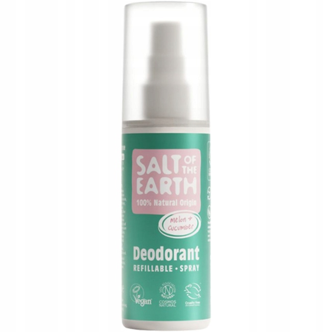 Deodorant ve spreji Salt of the Earth Meloun Cucumber 100 ml