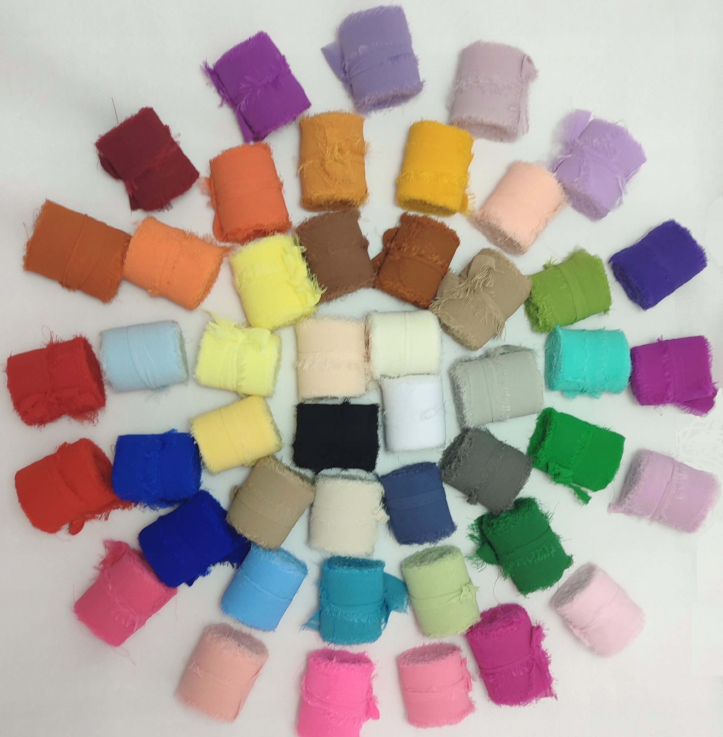 Stuha šifon ručně trhaná 38 mm Balíček Váš