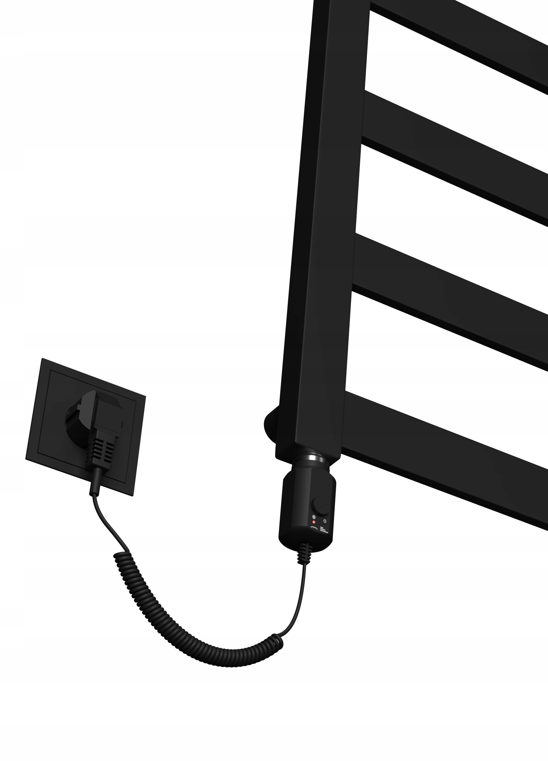 Elektrický ohřívač Pandora Insert 1420x540 Černý Mat ohřívač 600W