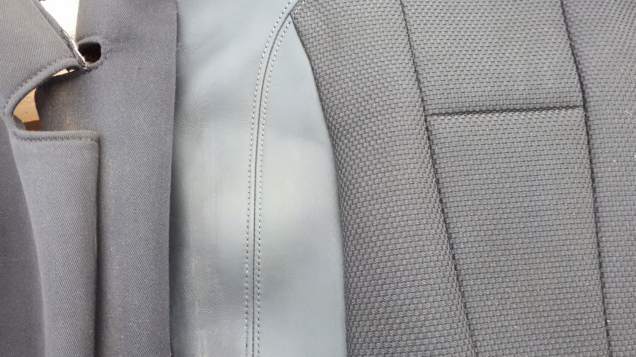 A4 B9 8W seat rear part MATERIAL leather POL SLINE