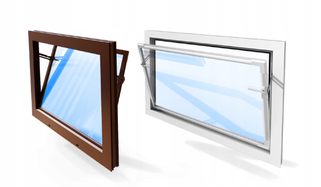 

Aco Okno Gospodarcze Uchylne 60 X 40 Antracyt Pvc