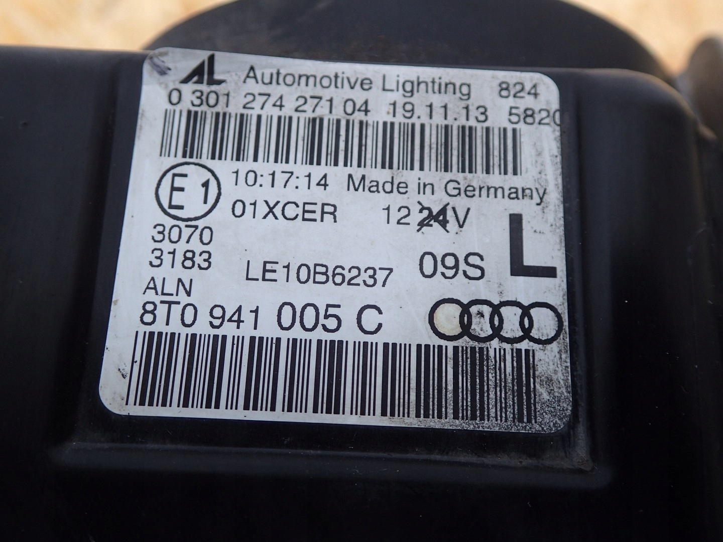 light left left BI XENON AUDI A5 S5 8T LIFT 12