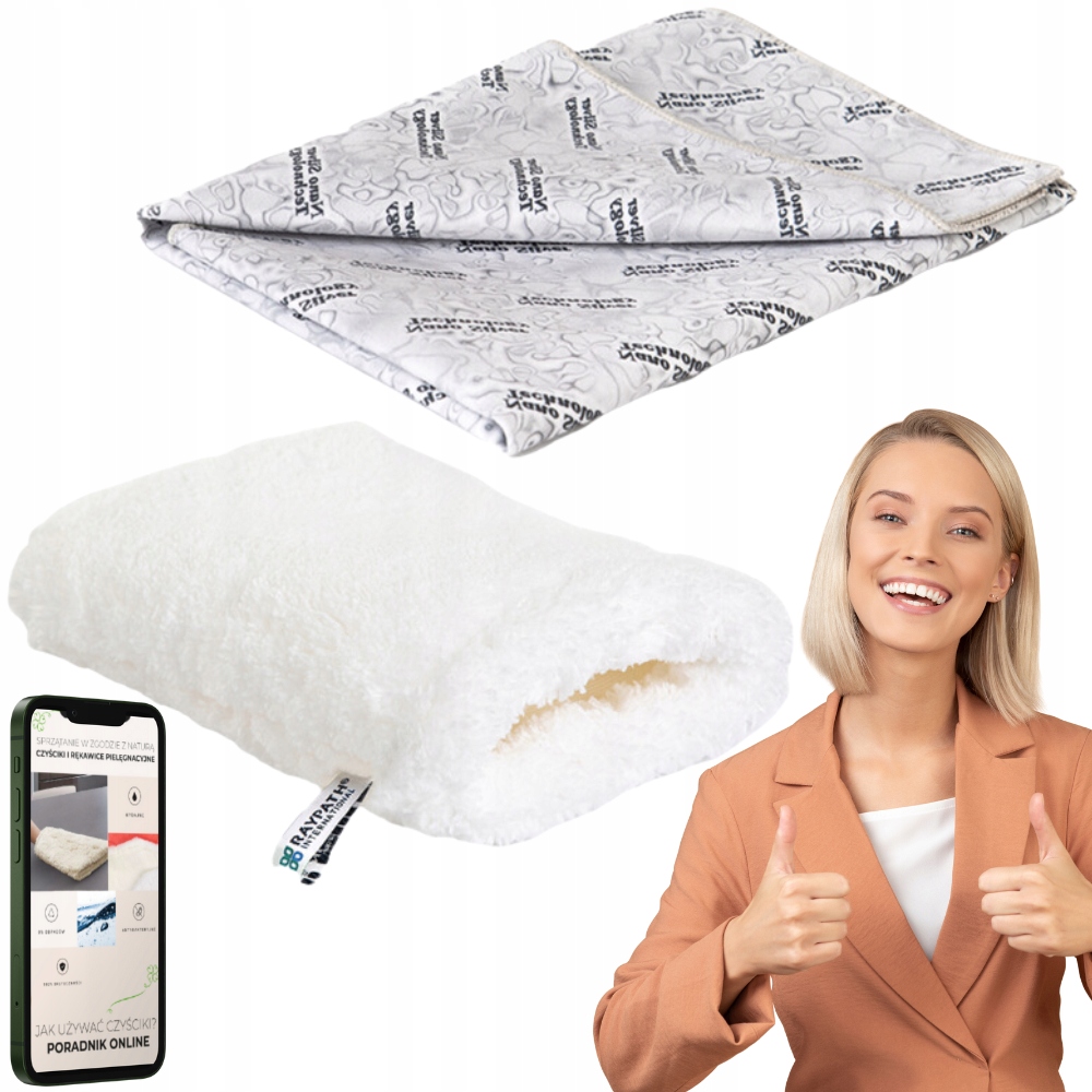 Sada Raypath Rukavice Bílá Nova Čistič Sunbeam Šedá Na Čalounění Gaučů