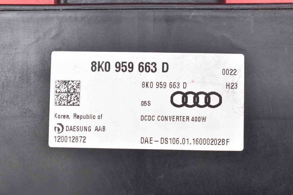 Centralina modulo STABILIZATOR di tensione 8K0959663D AUDI A6 C7 2.0 TDI 190 KM