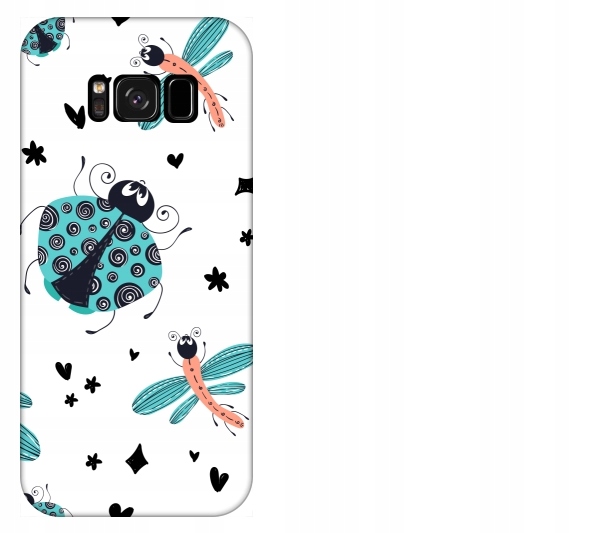 

Etui pokrowiec Samsung Galaxy S8 Owady ważki żuki