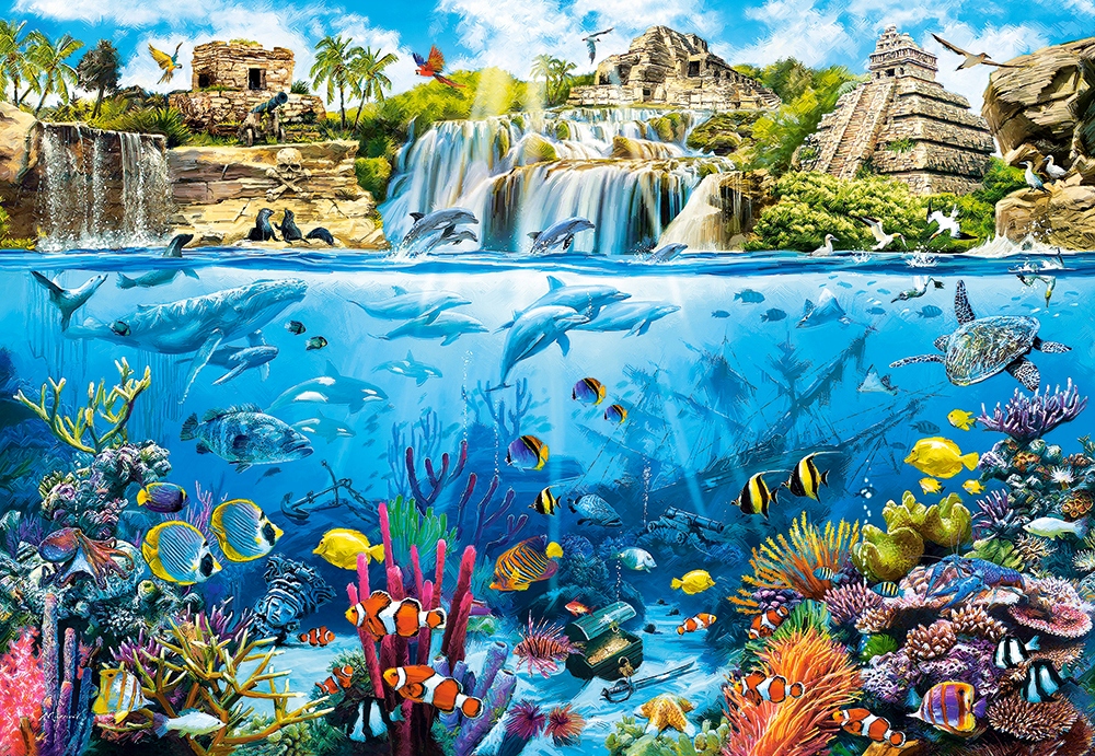 

Puzzle 1500 Zwierzęta Ryby Wyspa Piratów 9+ Castor