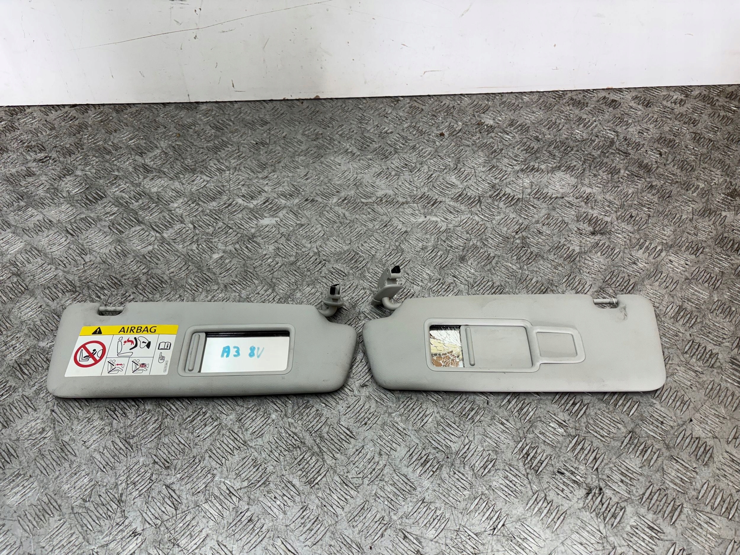 cover PRZECIWSLONECZNA left right AUDI A3 8V 13