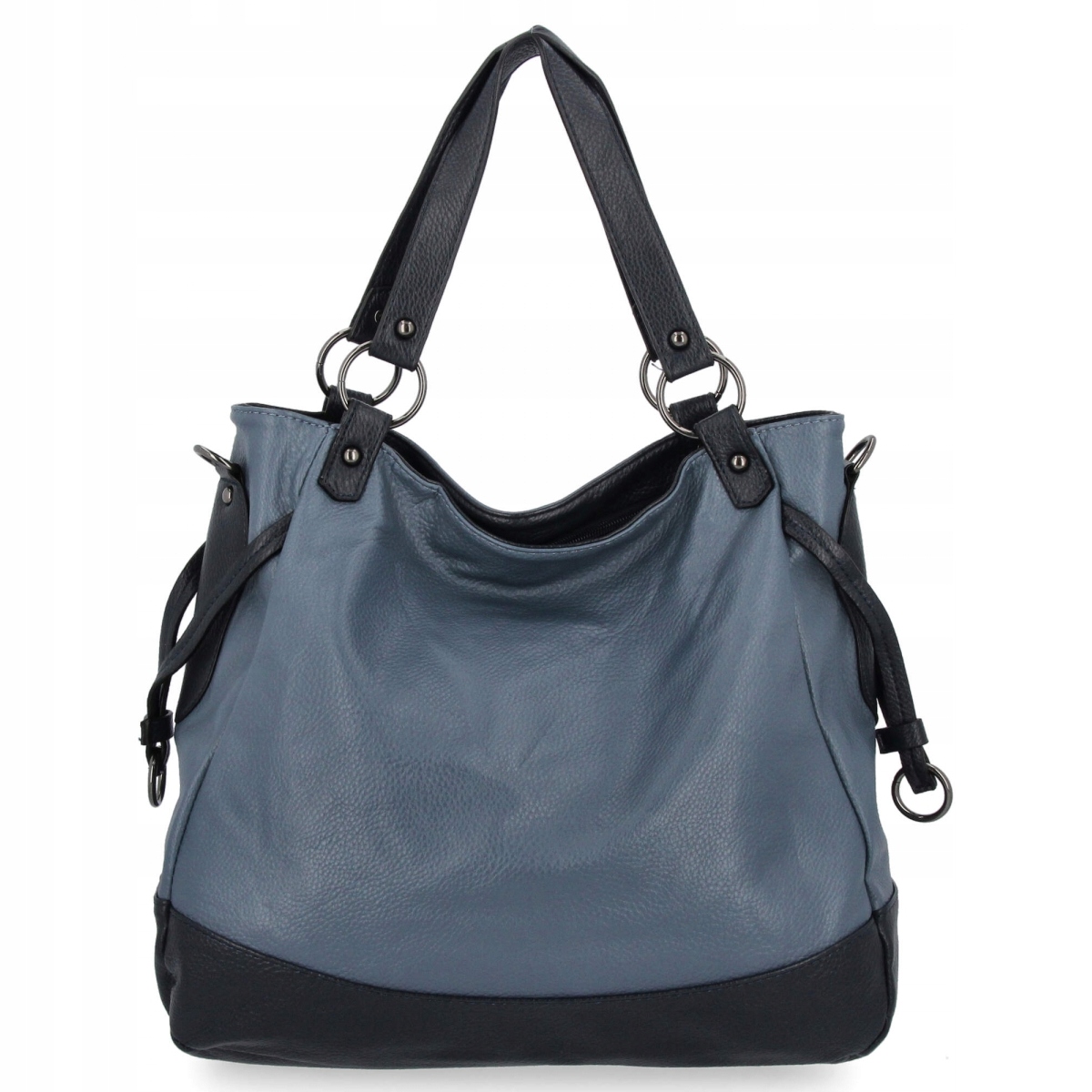 Univerzální dámská kabelka XL od firmy Hernan HB982 Světle modrá/Granátová