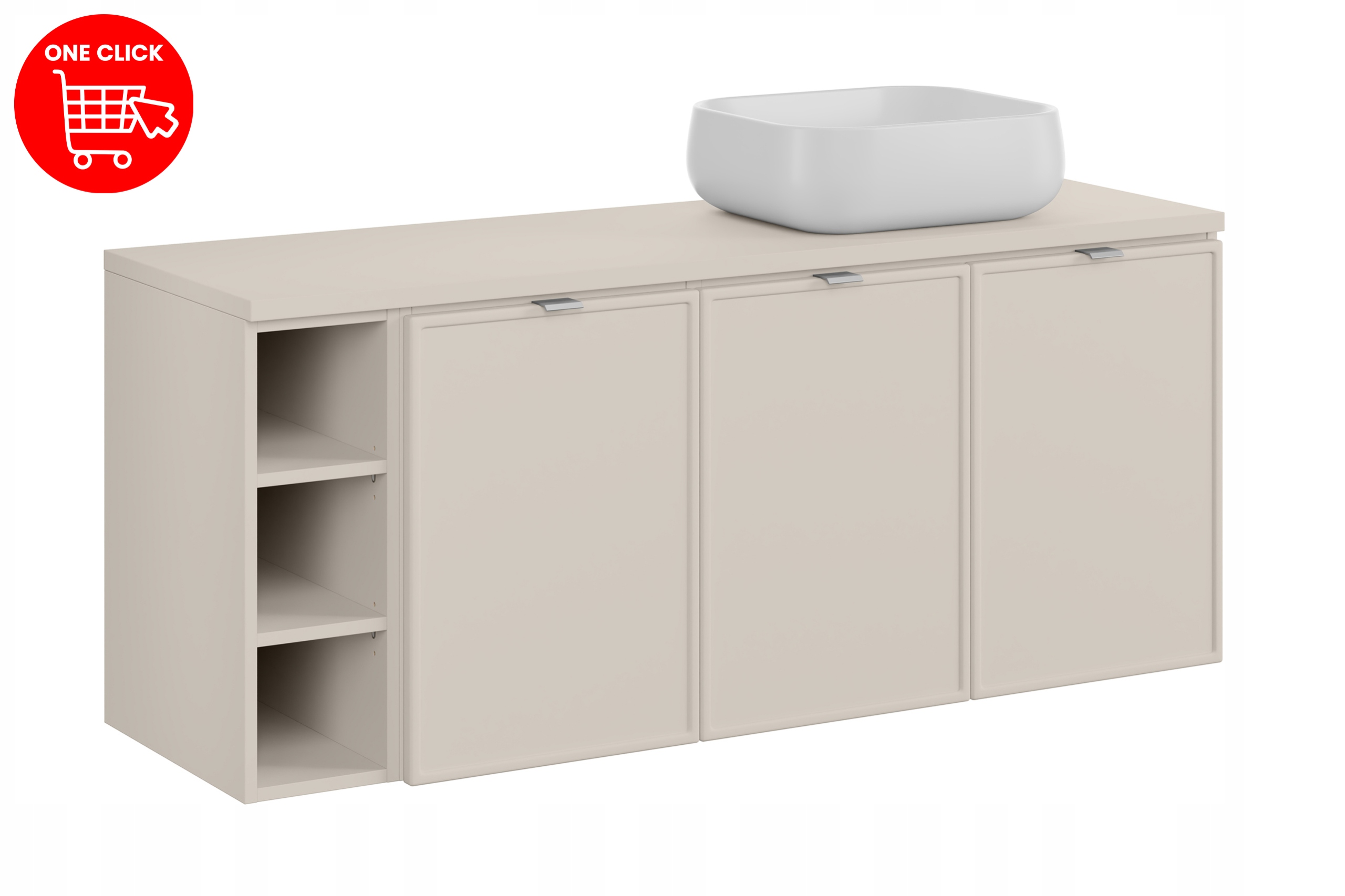 Nábytková sada 140 Cm s deskou a umyvadlem na desku značky Nika