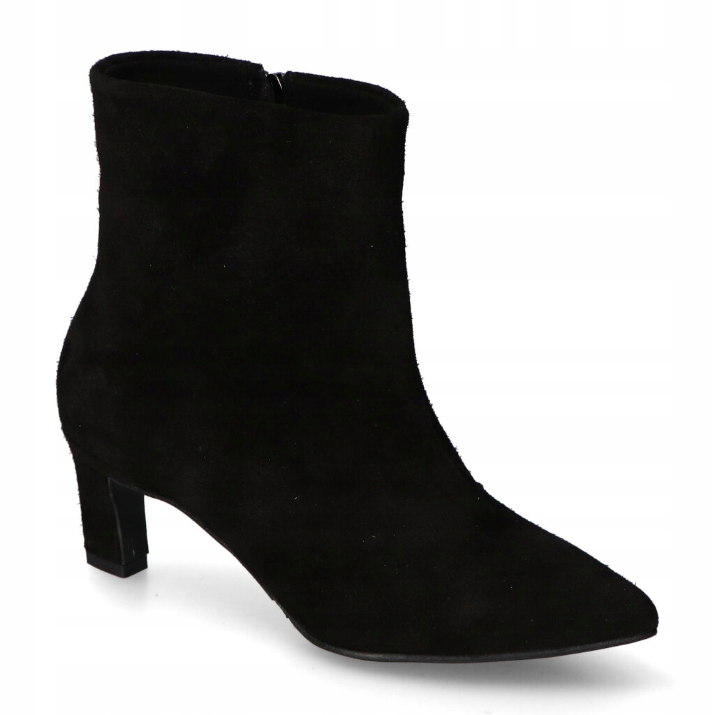 Černé velurové kotníkové Kotníkové Boty Damiss DS-948/1/A 40