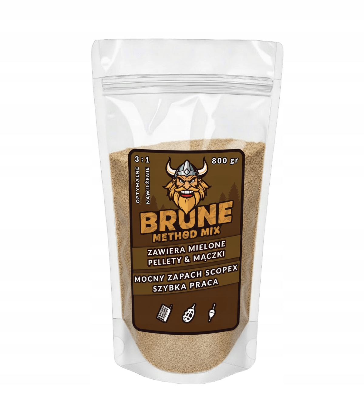 Method Mix Brune Scopex Zanęta Method Feeder na Karpia Eko Baits