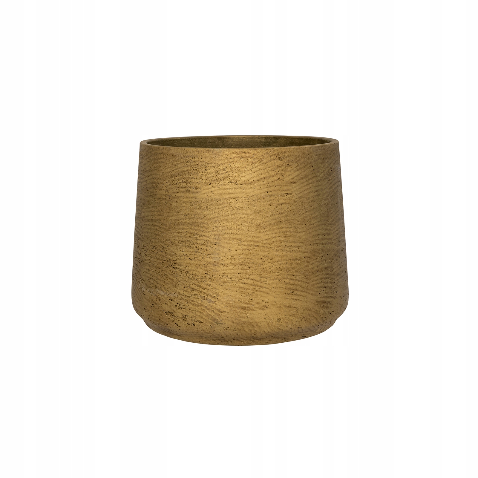 

okrągła złota donica Patt 20/16 doniczki Gold