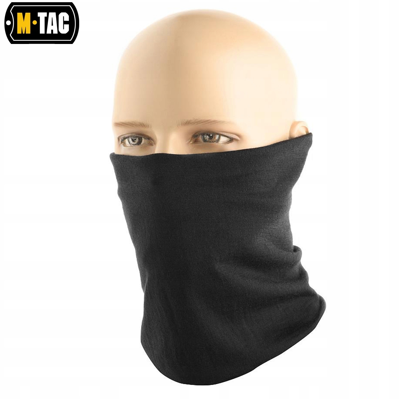 Szalokominiarka Wełna Merino Wool Komin Kominiarka Czapka M-Tac Black Marka M-Tac