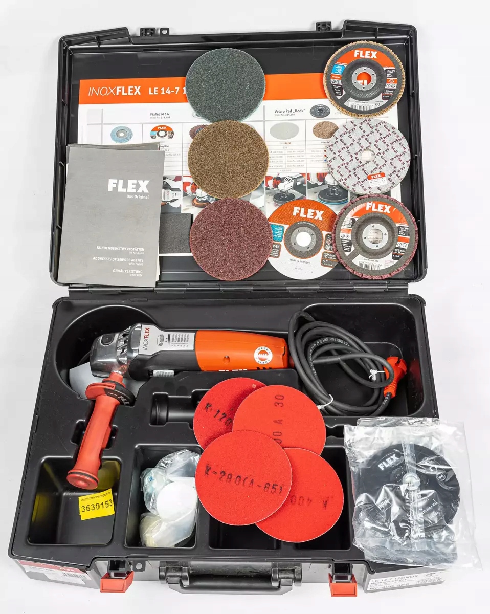 Szlifierka Flex LE 14-7 125 INOX ZESTAW Rodzaj szlifierka wielofunkcyjna