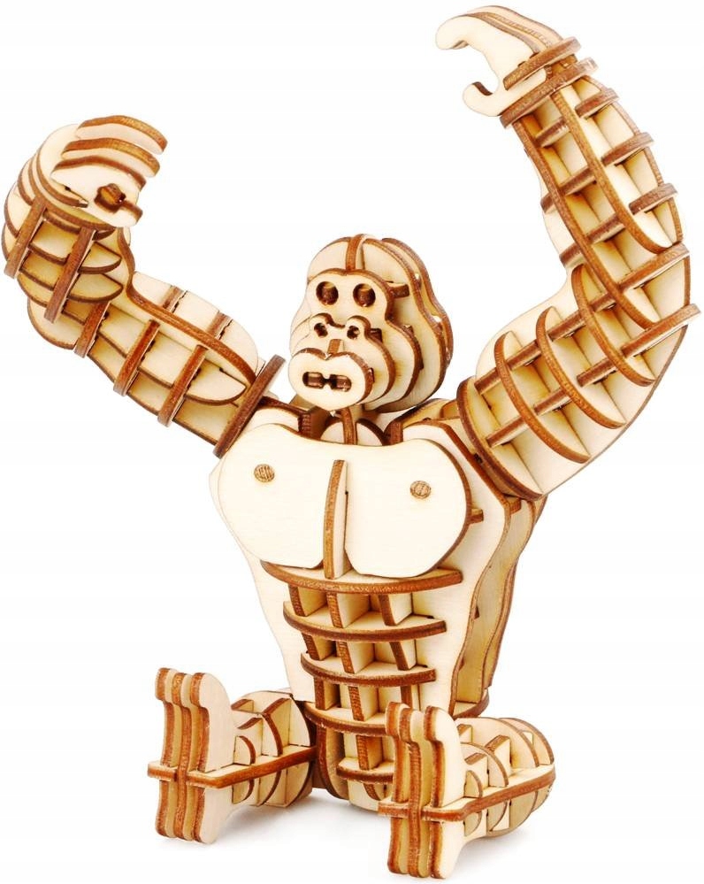

Robotime Drewniane Puzzle 3D – Goryl do składania