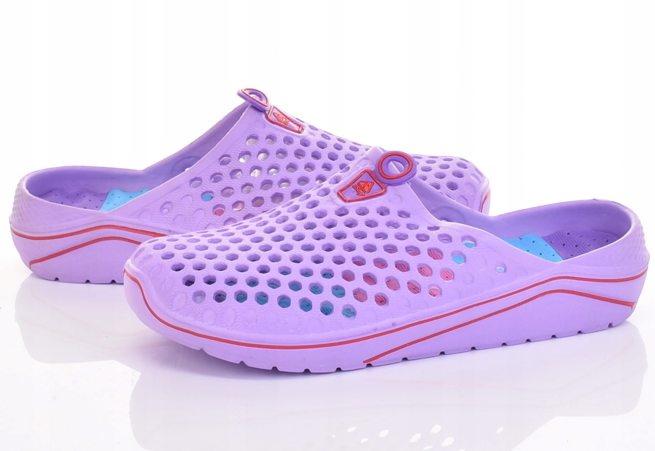 DAMSKIE KLAPKI PIANKI LEKKIE CHODAKI KOTURN WSUWANE NA LATO DO PRACY DOMU Rozmiar 38