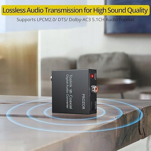 PROZOR Cyfrowy konwerter audio Dwukierunkowy konwerter PST148 Model ARC