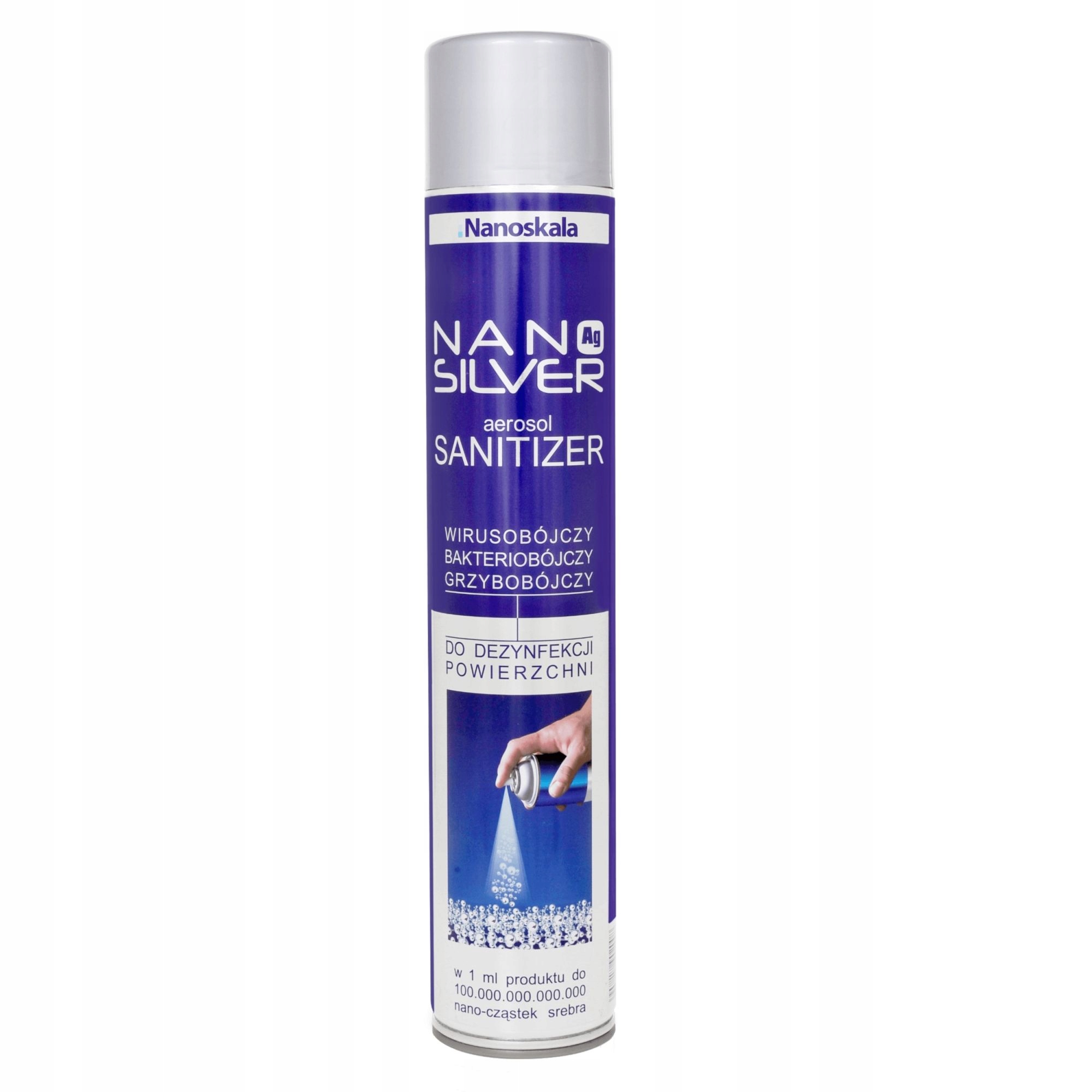 

Antywirusowy Nano Silver 125ml spray dezynfekcji