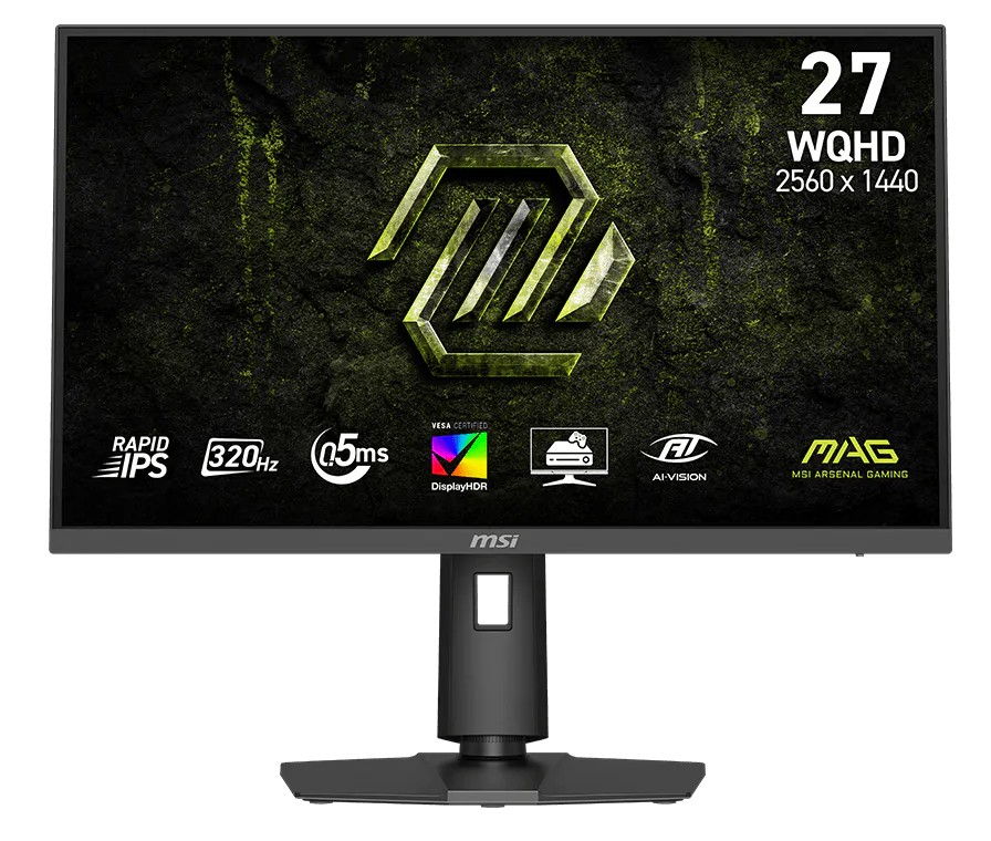 Monitor Msi Mag 274QPF X32 27" 2560x1440px Ips 320Hz 0.5 ms [gtg]