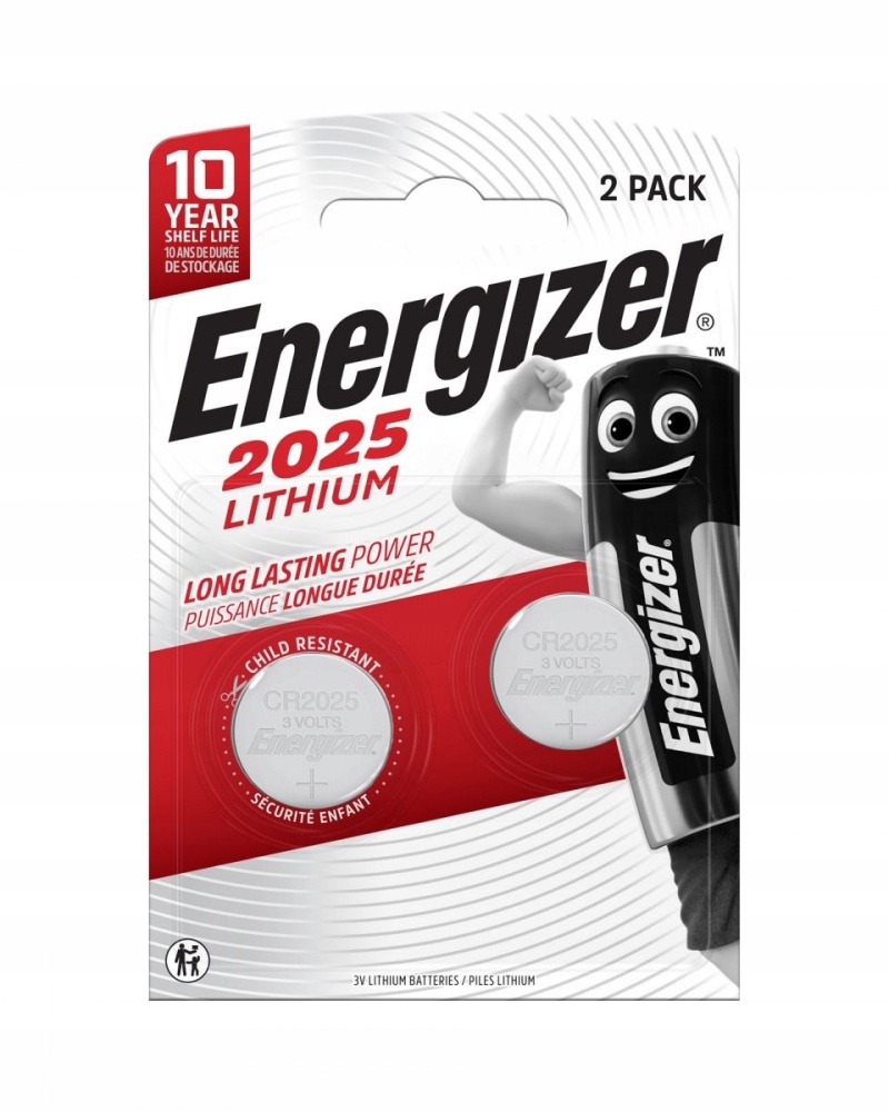 Bateria specjalistyczna Energizer CR2025,3V 2szt