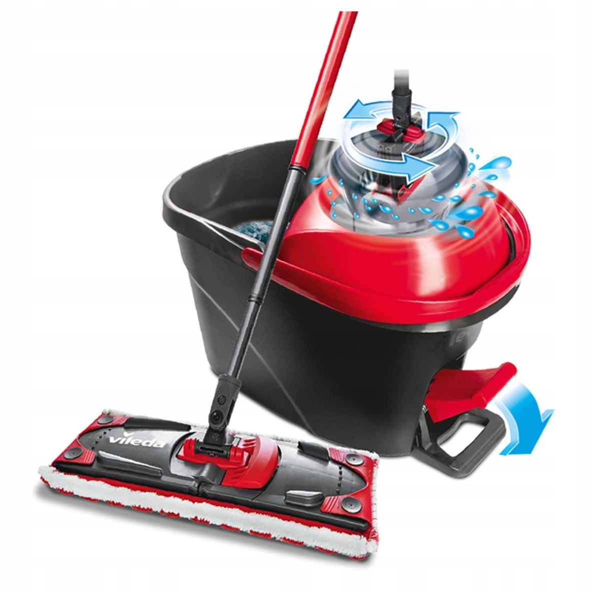 Plochý rotační mop Vileda Ultramat Turbo – čistá podlaha, suché ruce
