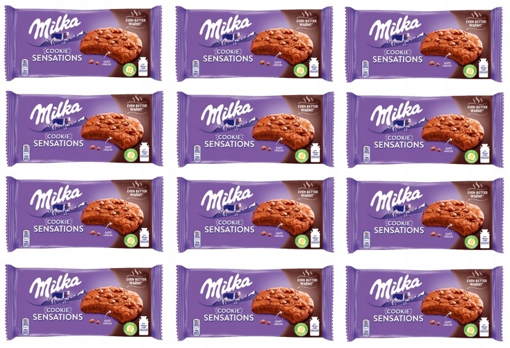 Levně 12 x 156 g Milka Sensations choco sušenky Karton