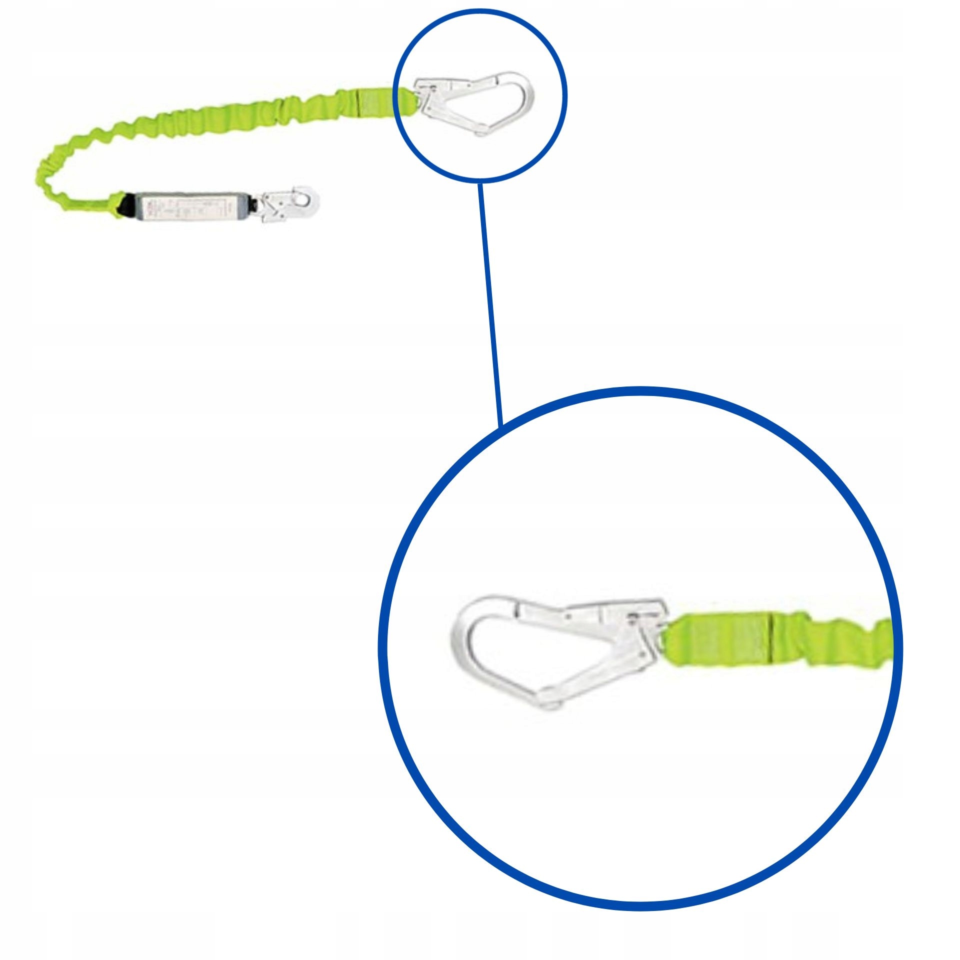 Linka AMORTYZATOR BEZPIECZEŃSTWA do pracy na wysokości SOLIDNA Marka inna