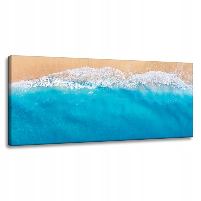 Obraz na plátně Slunečná pláž Oceán Voda 120x60 cm Ideální jako dárek