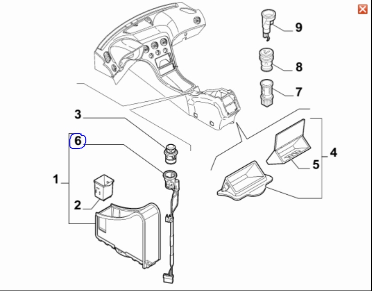 КАБЕЛЬ ПРИКУРИВАТЕЛЯ ALFA ROMEO 159 OE 50501482
