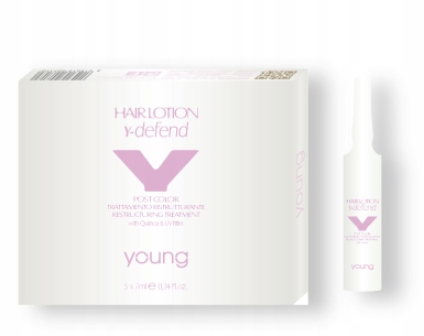 Ampułki do włosów farbowanych 5x7 ml Young
