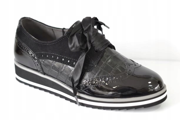 Caprice 23300-25 Polobotky Black Comb VEL.39