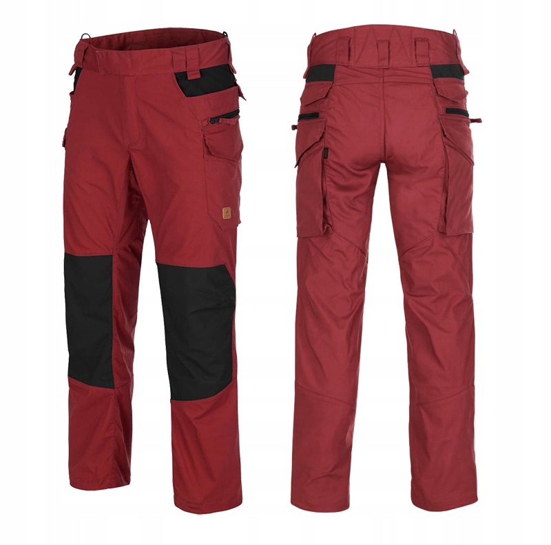 Pánské trekové kalhoty Kapsáče Pilgrim Helikon Červené 4XL Long