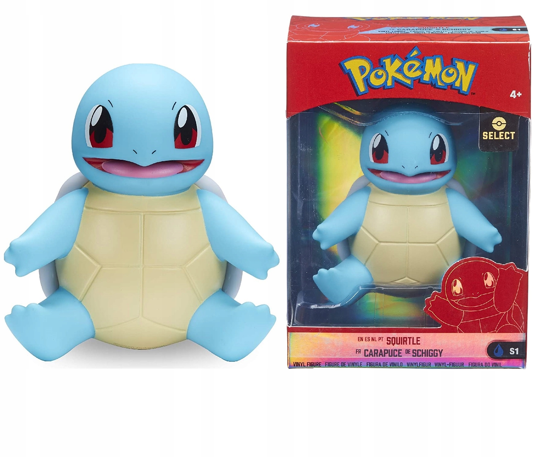 

Oryginalny Pokemon Figurka Squirtle Kanto Winyl
