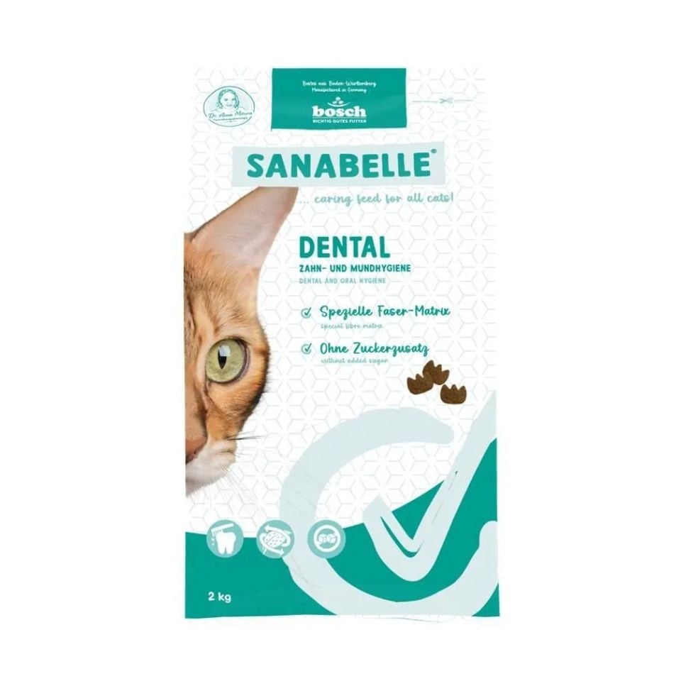 Levně Sanabelle Dental pro kočky podporující péči o zuby 2 kg