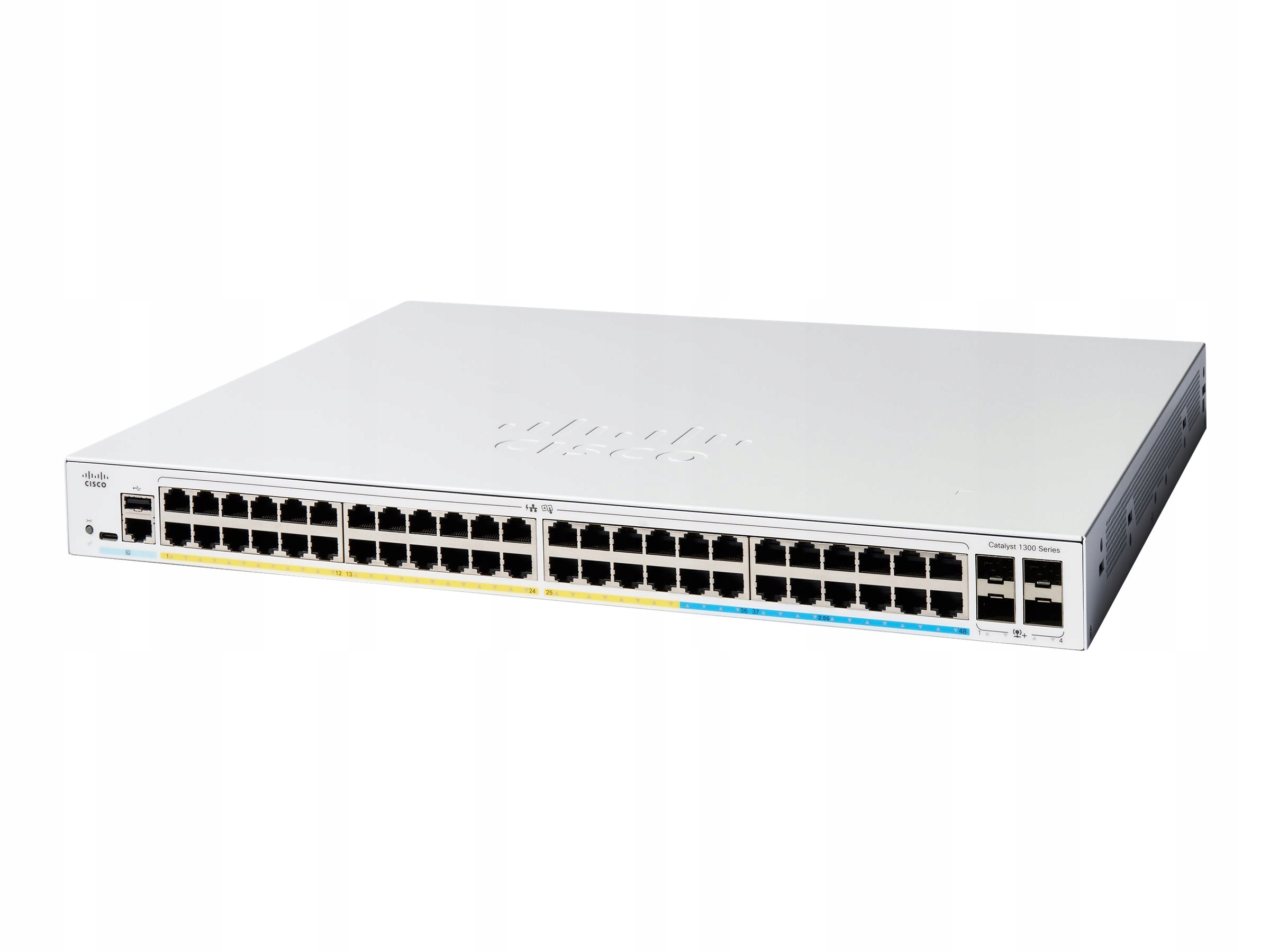 Cisco Catalyst 1300-48T-4G prepínač spravovateľný 48xGE 4xSFP