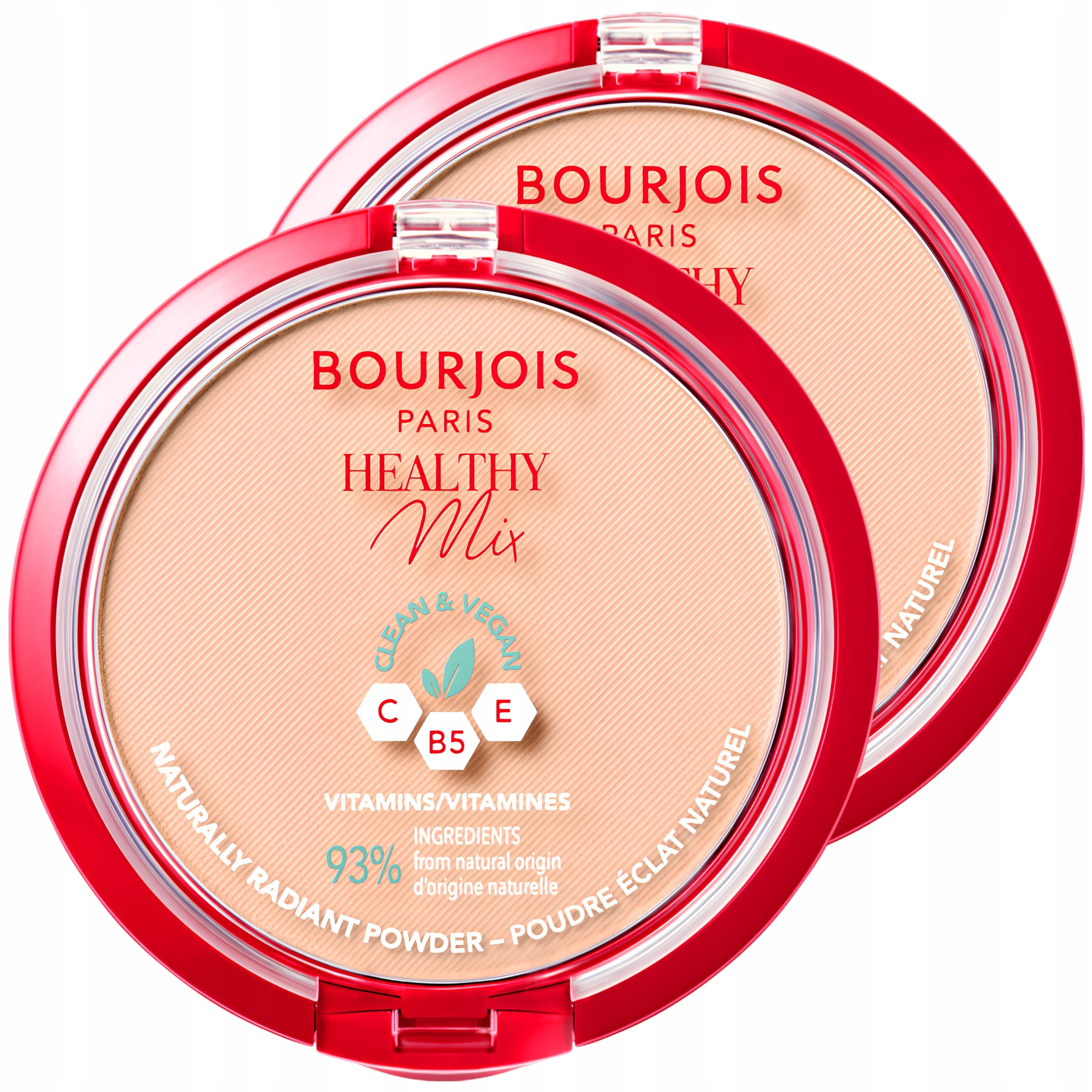 2 x Bourjois Pudrový Make-up Healthy MIX 02