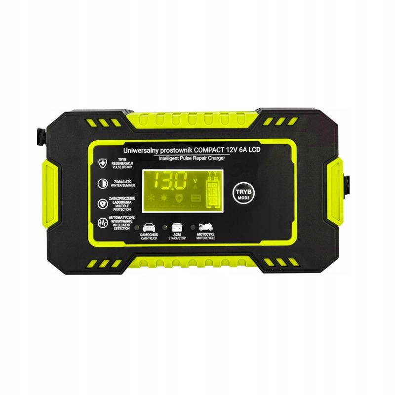 AUTOMATYCZNY PROSTOWNIK AKUMULATOROWY LCD 12V / 6A Kod producenta kd1290