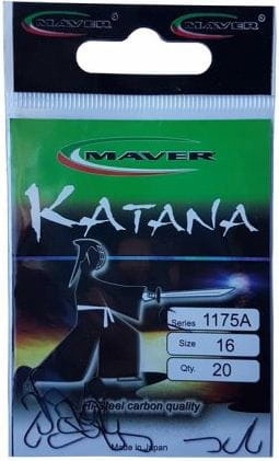 Haczyki Maver Katana 1175A 20 szt. (Rozmiar: 20)
